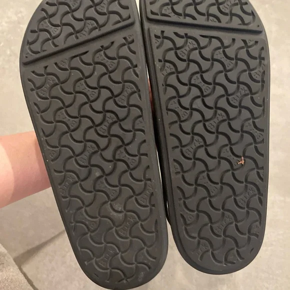 Birkenstock / Cannes Black Leather Sandals Size W 39 uS 8 Narrow NEW No Box - Picture 10 of 10